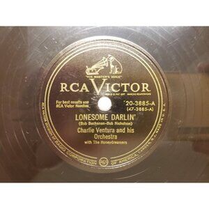 78RPM Lonesome Darlin'-It's Me Again- Charlie Ventura & Orchestra(R167)